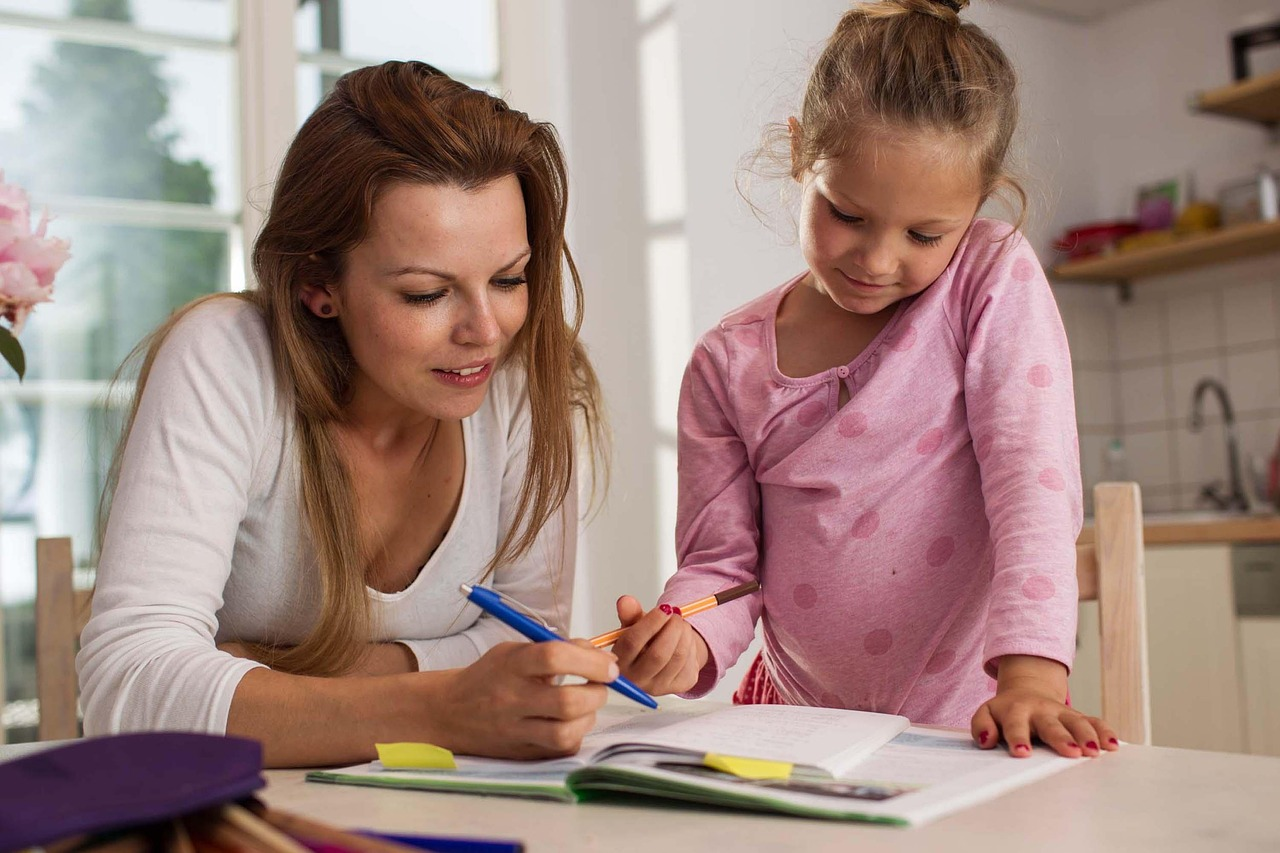 Happy family with child with autism in a supportive environment